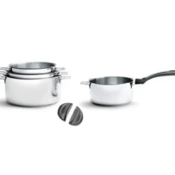 DE BUYER Casserole tout Inox sans Queue Ø 24 cm Twisty Hot
