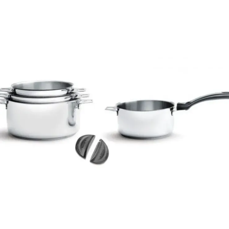 DE BUYER Casserole tout Inox sans Queue Ø 24 cm Twisty Hot