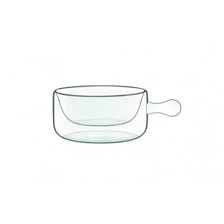 LUIGI BORMIOLI Casserole Verre Double Paroi 16 cl (x2) THERMIC GLASS New