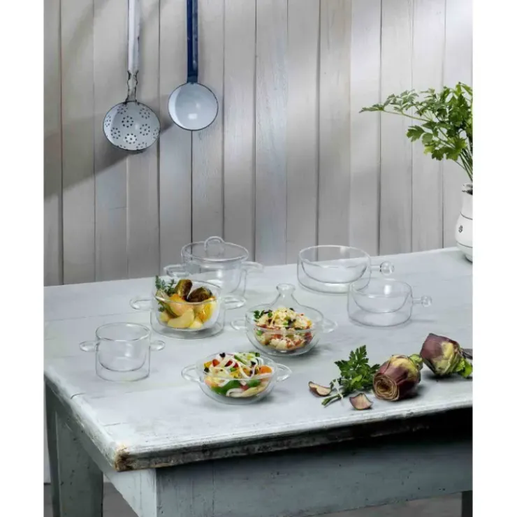 LUIGI BORMIOLI Casserole Verre Double Paroi 16 cl (x2) THERMIC GLASS New