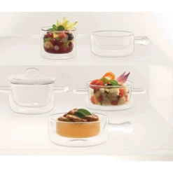 LUIGI BORMIOLI Casserole Verre Double Paroi 16 cl (x2) THERMIC GLASS New