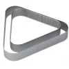 PAVONI Cercle à Entremets Triangle Inox Micro-perforé 22 x 20 cm x H 3,5 cm Sale