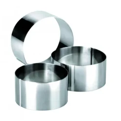 IBILI Cercle à Mousse Inox Ø 12 cm x H 4,5 cm New