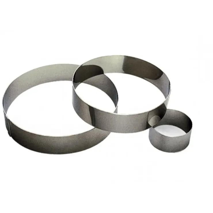 GOBEL Cercle à Mousse Inox 26 cm x H 4,5 cm Hot