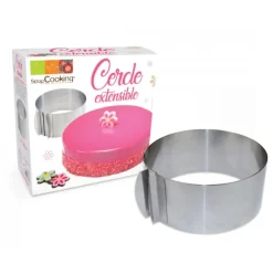 SCRAPCOOKING Cercle à Pâtisserie Extensible Inox Clearance