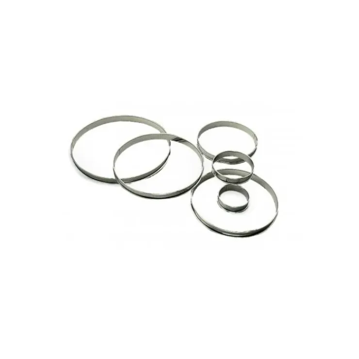 GOBEL Cercle à Tarte Inox Ø30 cm H.2 cm Bords Roulés Best