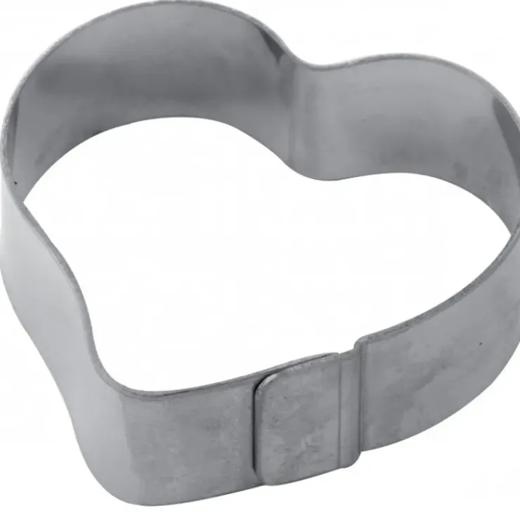 PAVONI Cercle à Tarte Inox Coeur 6,5 x 6 cm x H 2 cm Outlet