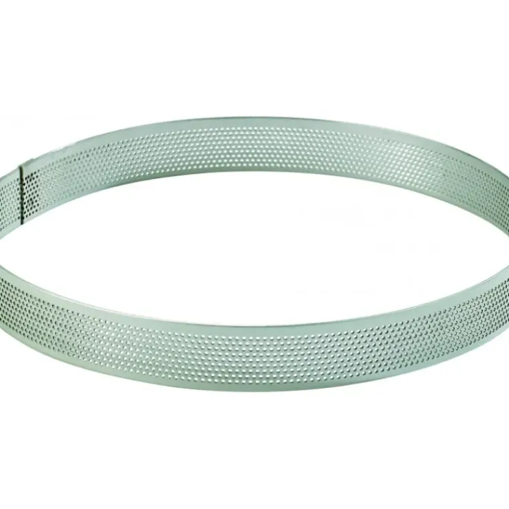 MALLARD FERRIERE Cercle à Tarte Inox Perforé Ø7 cm H.2 cm