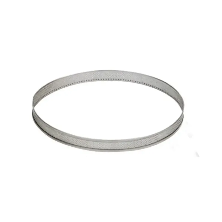 MALLARD FERRIERE Cercle à Tarte Inox Perforé Ø14 cm H.2 cm Best