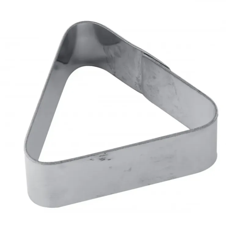 PAVONI Cercle à Tarte Inox Triangle 7,5 x 6,5 cm x H 2 cm Outlet