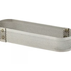 MALLARD FERRIERE Cercle à Tarte Oblong Inox Perforé 13x4 cm H.2 cm Clearance