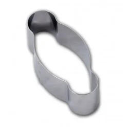 GOBEL Cercle Inox Coquille de Noël 15 x 7 cm x H 4,5 cm