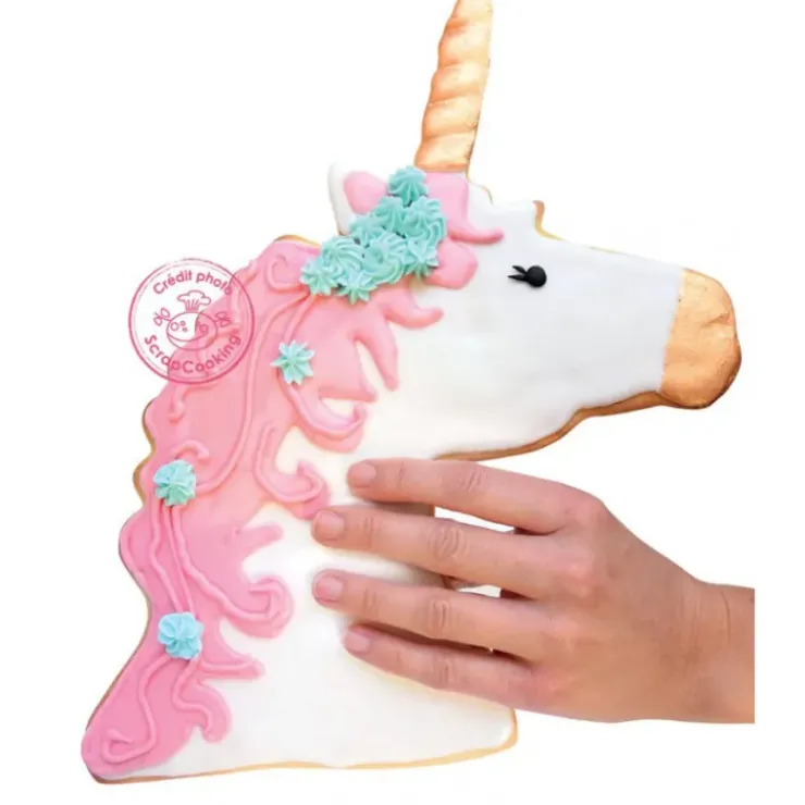 SCRAPCOOKING Cercle Inox Licorne XXL 29 x 26 cm Discount