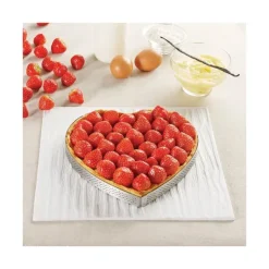 DE BUYER Cercle perforé forme coeur ø 18 cm de L'école Valrhona par New