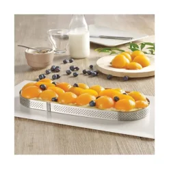 DE BUYER Cercle perforé forme Oblong 30 x 11 cm de L'école Valrhona par Outlet