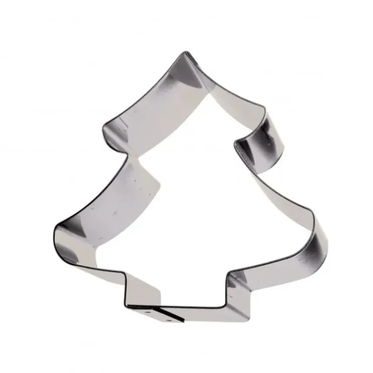 GOBEL Cercle Sapin de Noël Inox 21 x 20 cm x H 4,5 cm Best