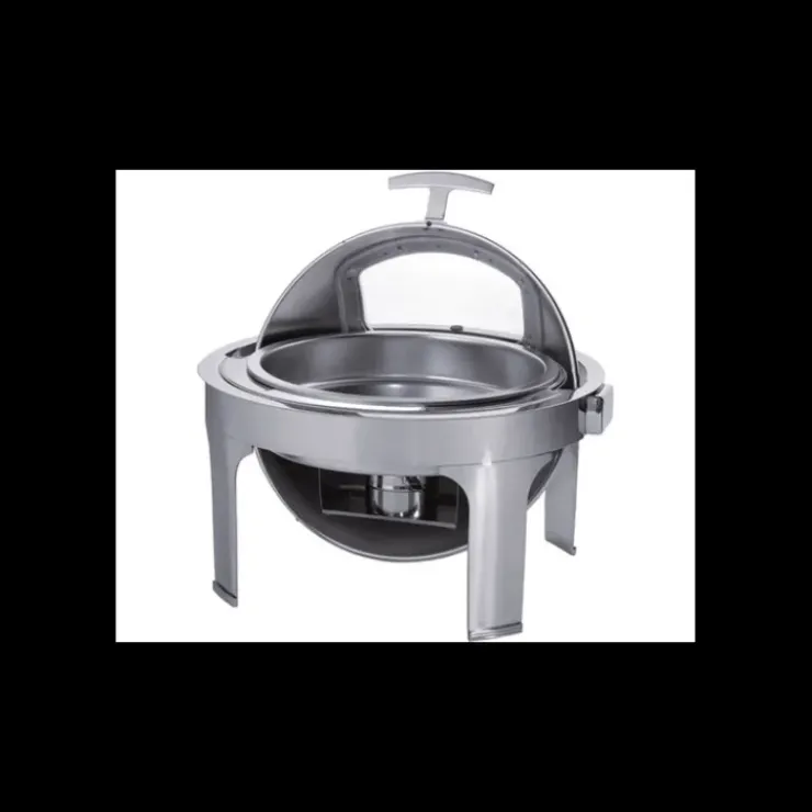 Pujadas Chaffing Dish pour Bac Rond 6,8 L Couvercle Rotatif Roll Top Online