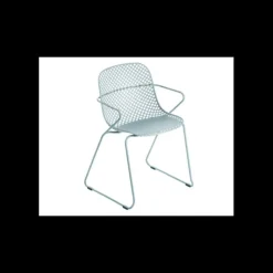GROSFILLEX Chaise en Acier avec Assise Résine Bleu Ether Ramatuelle 73’ Online