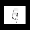 LYROSE Chaise Haute Pliante en Polyéthylène Blanc Congrès Online