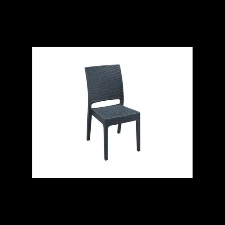 SIESTA Chaise Tressée Florida Anthracite New