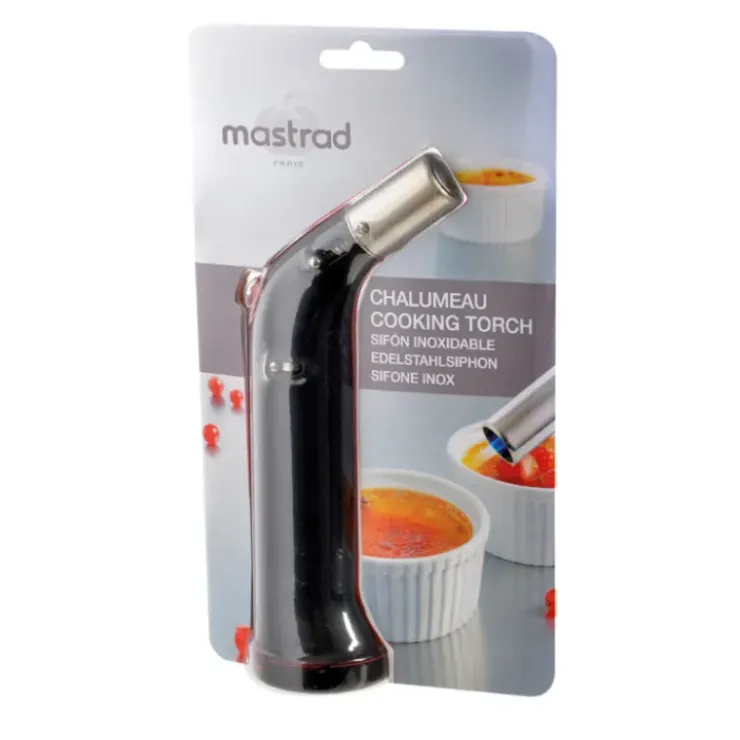 MASTRAD Chalumeau à Gaz rechargeable 22 ml Noir mat Outlet