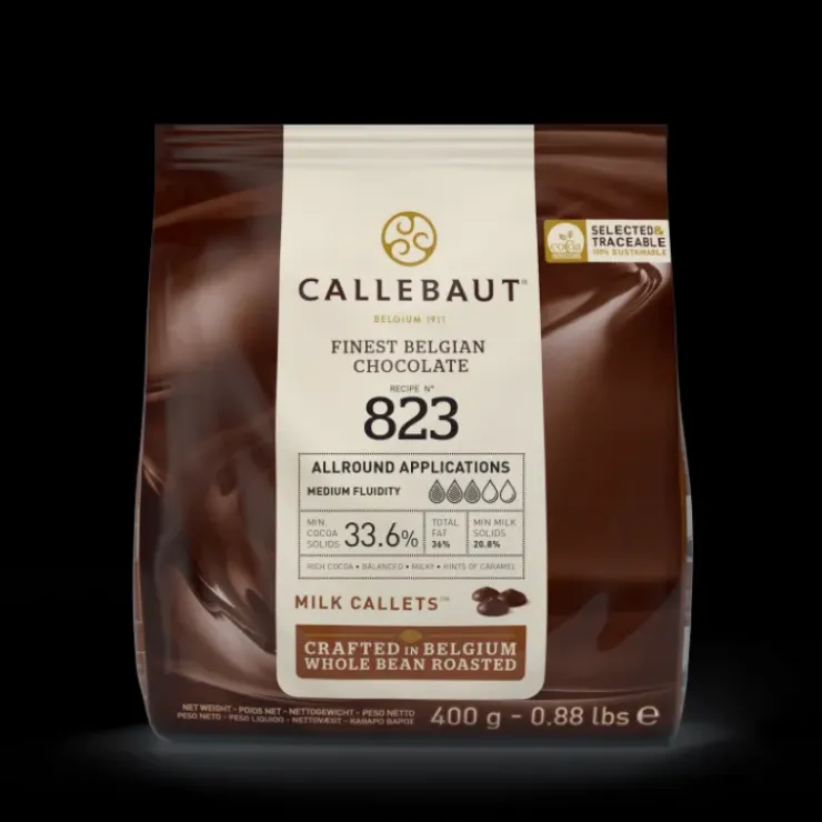 CALLEBAUT Chocolat au Lait 33,6% N°823 400g Outlet