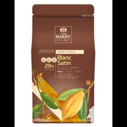 BARRY Chocolat Blanc Satin 29,2% pistoles 5 kg Outlet