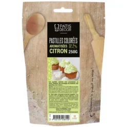 PATISDECOR Chocolat Coloré Arôme Citron 250 g Patisdécor Sale