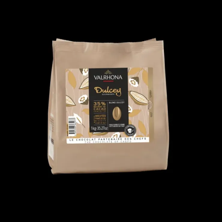 VALRHONA Chocolat de Couverture Blond Dulcey 35% 1kg Online