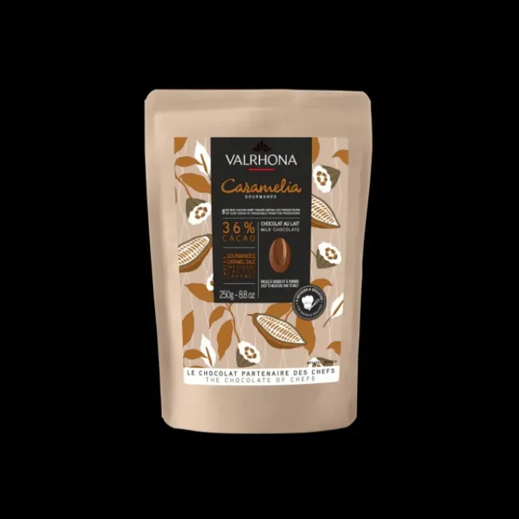 VALRHONA Chocolat de Couverture Lait Caramelia 36% 250g New