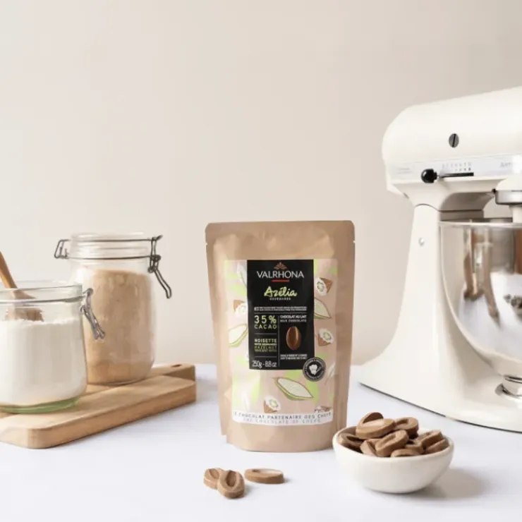 VALRHONA Chocolat de Couverture Lait Azelia 35% 250g Best
