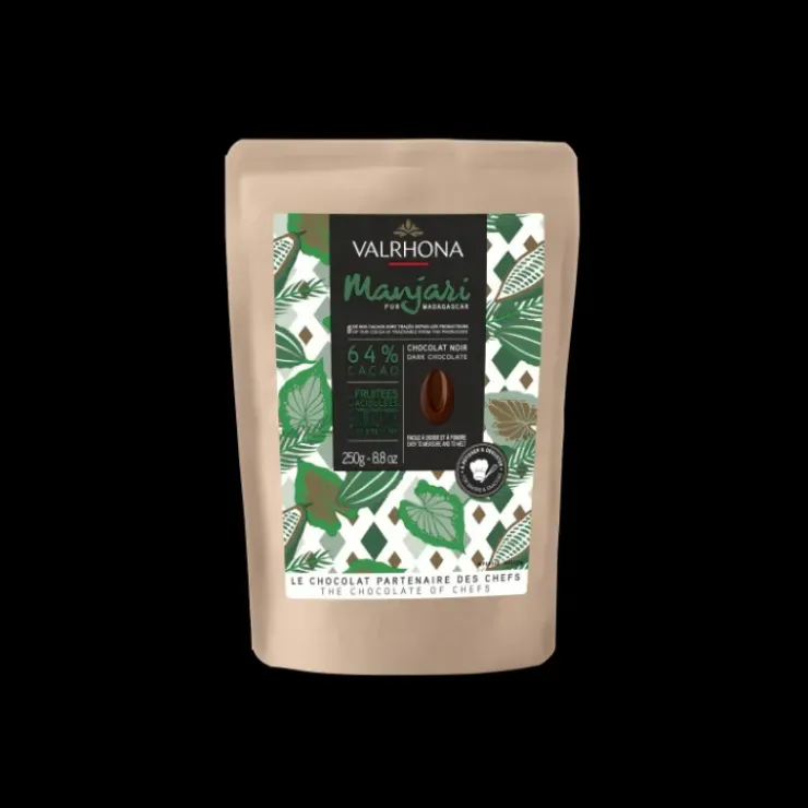 VALRHONA Chocolat de Couverture Noir Manjari 64% 250g Clearance