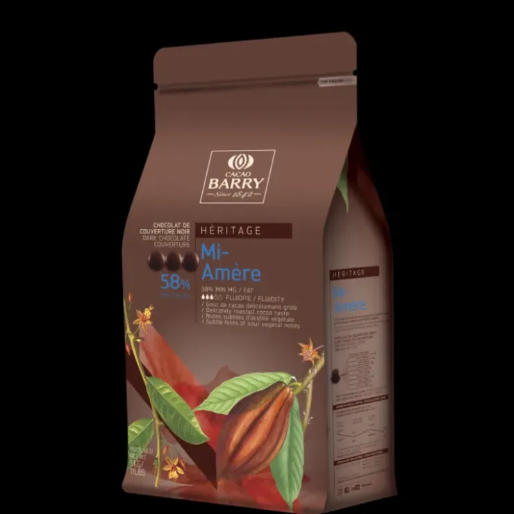 BARRY Chocolat Favorites Mi-amère 58% pistoles 5 kg Clearance