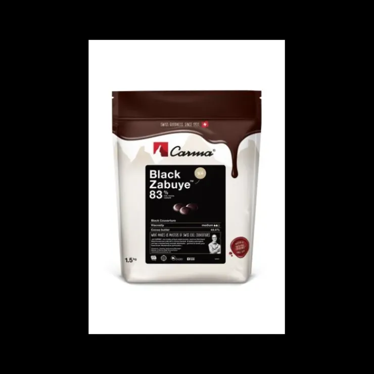 CALLEBAUT Chocolat Noir Zabuye 83% 1,5 Kg Carma