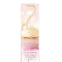 SCRAPCOOKING Cierge Magique Or 17,5 cm Chiffre 7 Online