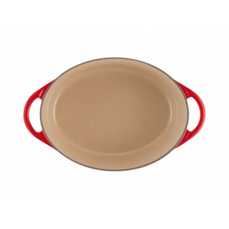 LE CREUSET Cocotte Doufeu Ovale en Fonte 32 cm Cerise Sale