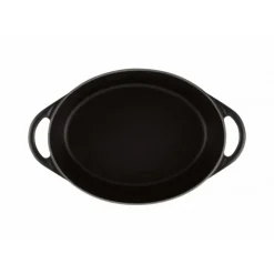 LE CREUSET Cocotte Doufeu Ovale en Fonte 32 cm Noir Mat Outlet