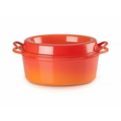 LE CREUSET Cocotte Doufeu Ovale en Fonte 32 cm Noir Mat Outlet