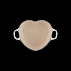 LE CREUSET Cocotte en Fonte Cœur 20 cm Blanc Best