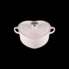 LE CREUSET Cocotte en Fonte Cœur 20 cm Shell Pink Sale