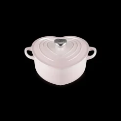 LE CREUSET Cocotte en Fonte Cœur 20 cm Shell Pink Sale