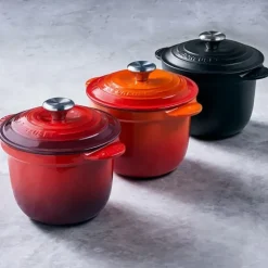 LE CREUSET Cocotte en Fonte Every 18 cm Noir Mat Discount