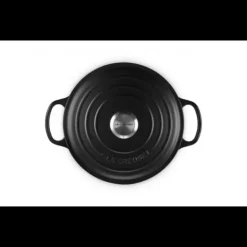 LE CREUSET Cocotte en Fonte Haute 26 cm Noir Ebène Online