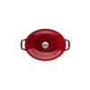CHASSEUR Cocotte en Fonte Ovale 33 cm Rubis New