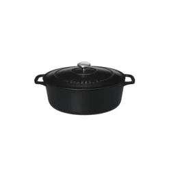 CHASSEUR Cocotte en Fonte Ovale 27 cm Noir Mat New