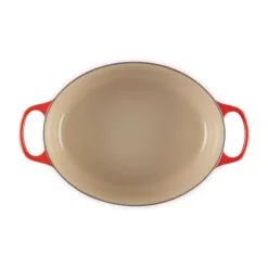 LE CREUSET Cocotte en Fonte Ovale 35 cm Cerise Signature Discount