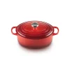 LE CREUSET Cocotte en fonte Ovale 40 cm Cerise Signature Clearance