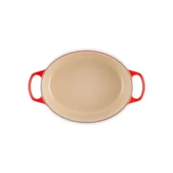 LE CREUSET Cocotte en fonte Ovale 40 cm Cerise Signature Clearance