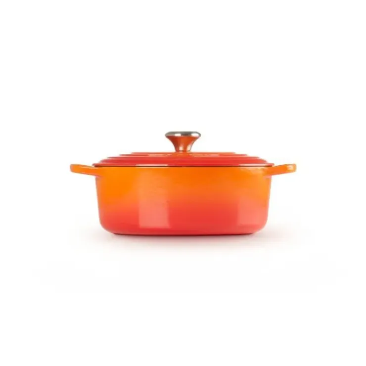 LE CREUSET Cocotte en Fonte Ovale 27 cm Volcanique Signature Best