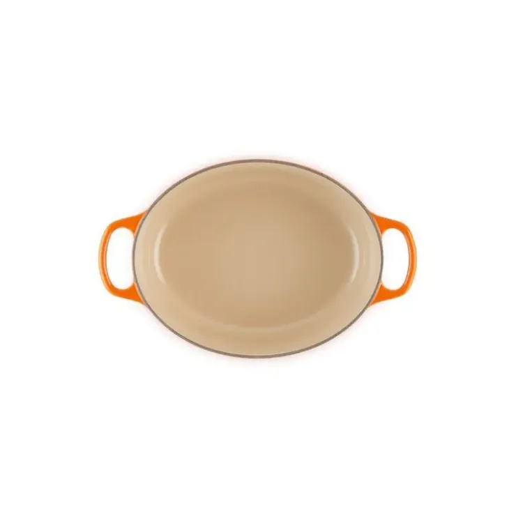 LE CREUSET Cocotte en Fonte Ovale 27 cm Volcanique Signature Best